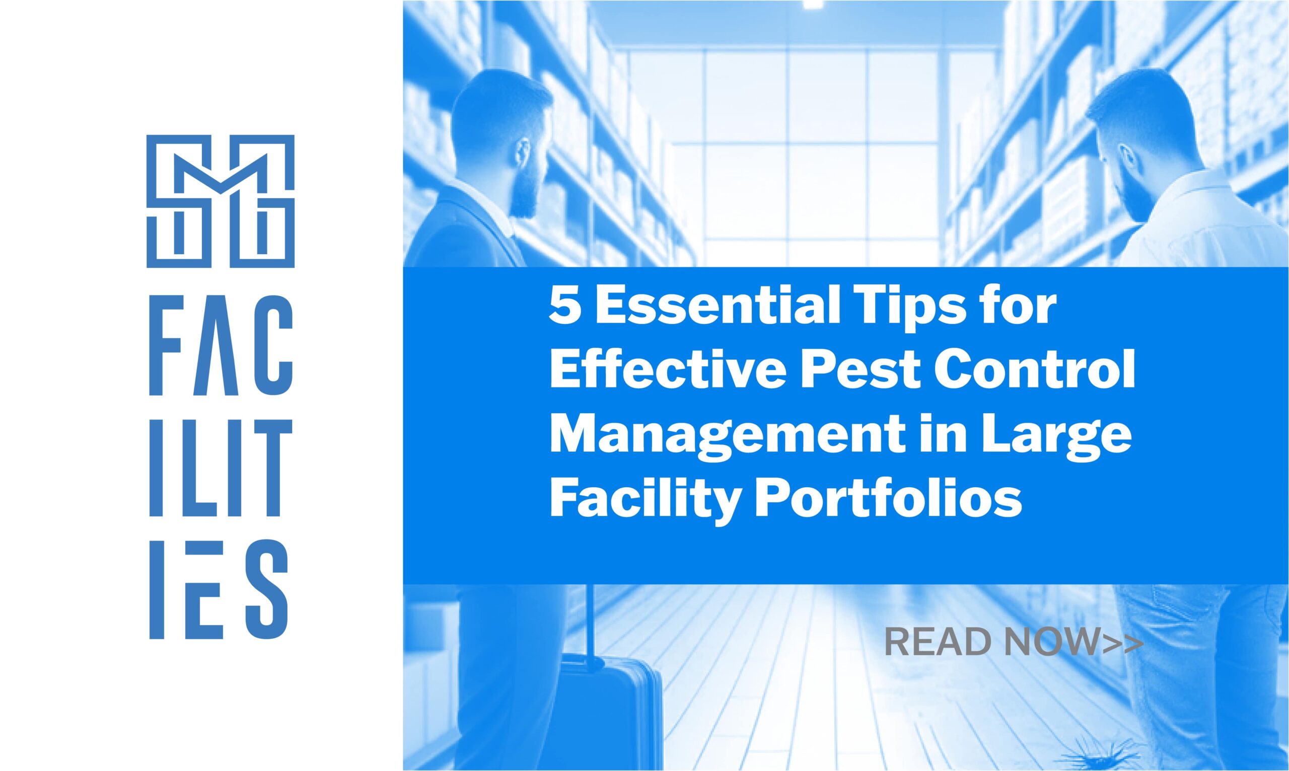 Pest control in large facilities